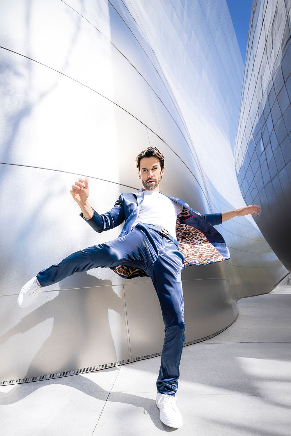 Barabas Men's Solid Color Satin Metallic Shine Luxury Blazer 2BL1010 Olive