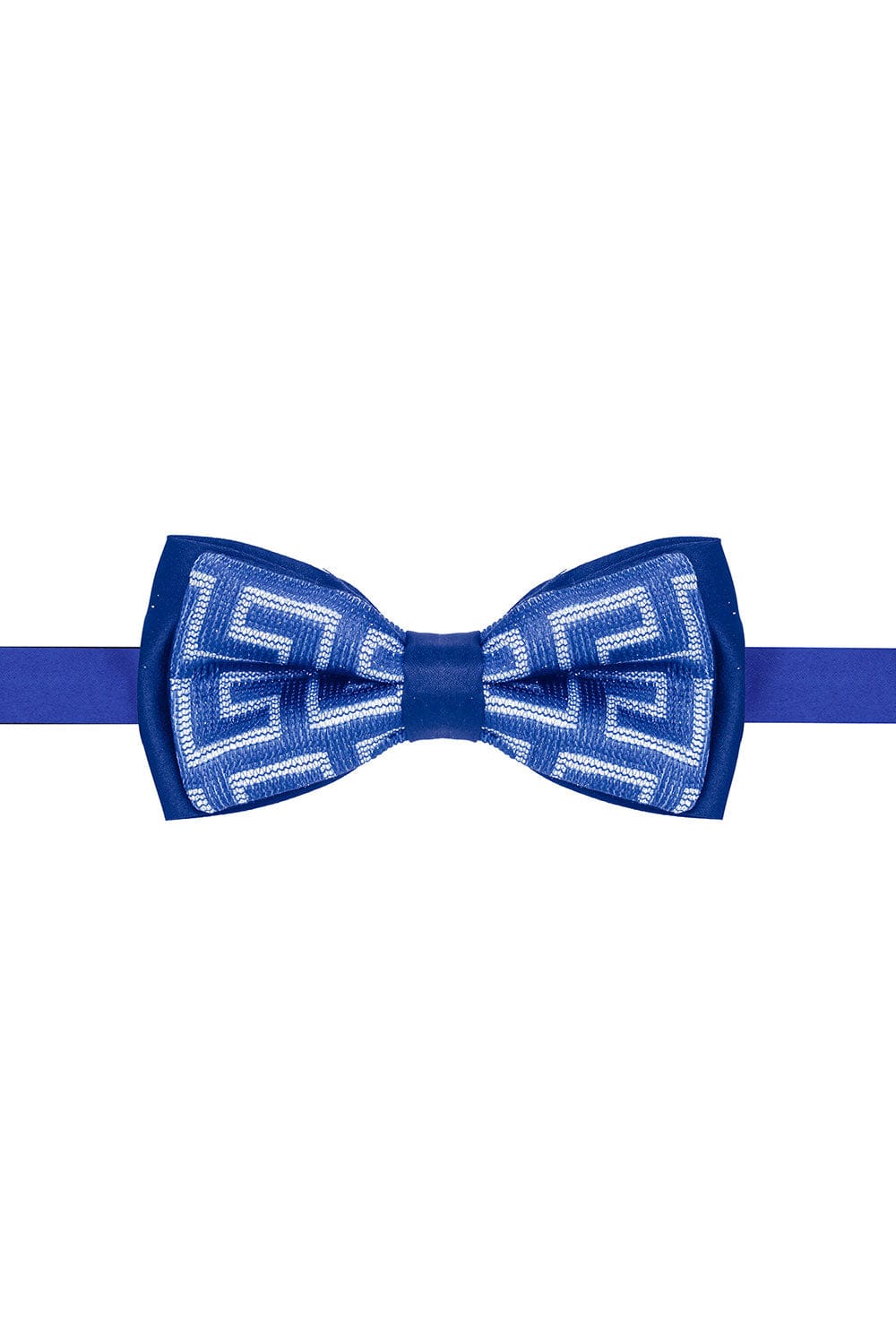 BARABAS Men Greek key Pattern Baroque Luxury Bow Tie 2BW3098