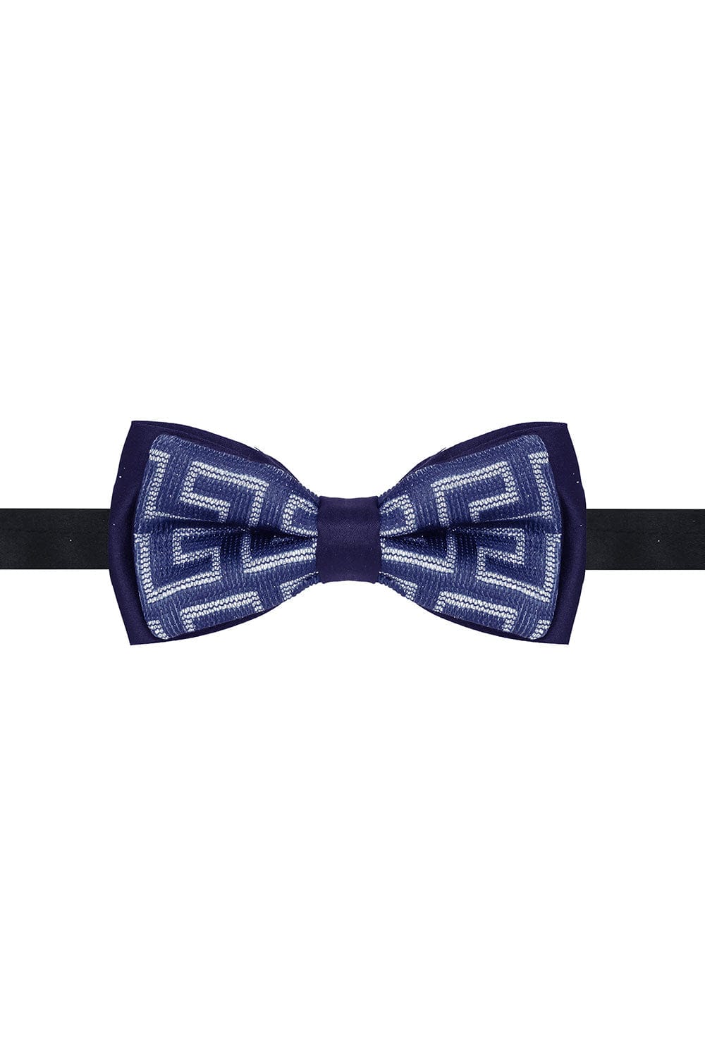 BARABAS Men Greek key Pattern Baroque Luxury Bow Tie 2BW3098
