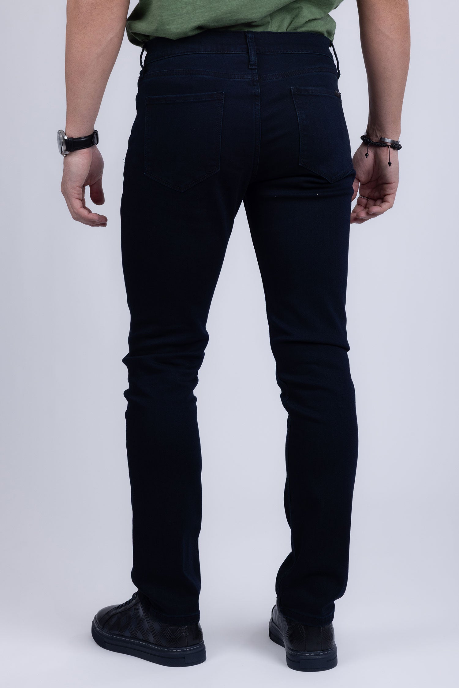 Barabas Men's Straight Fit Premium Dark Blue Denim Jeans 2JE12ST