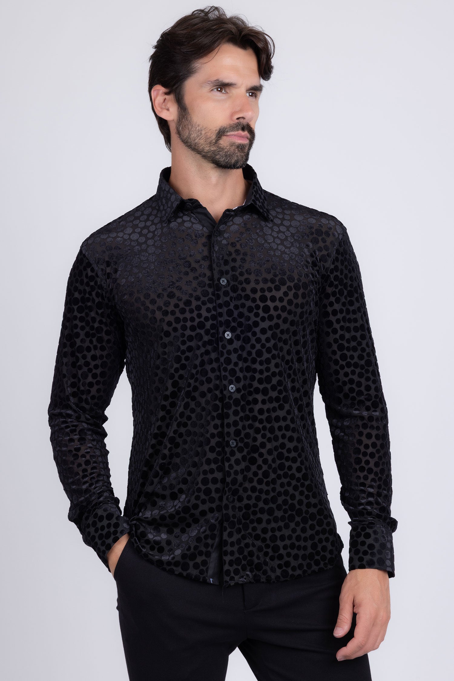 Chemise à manches longues Polka Couture