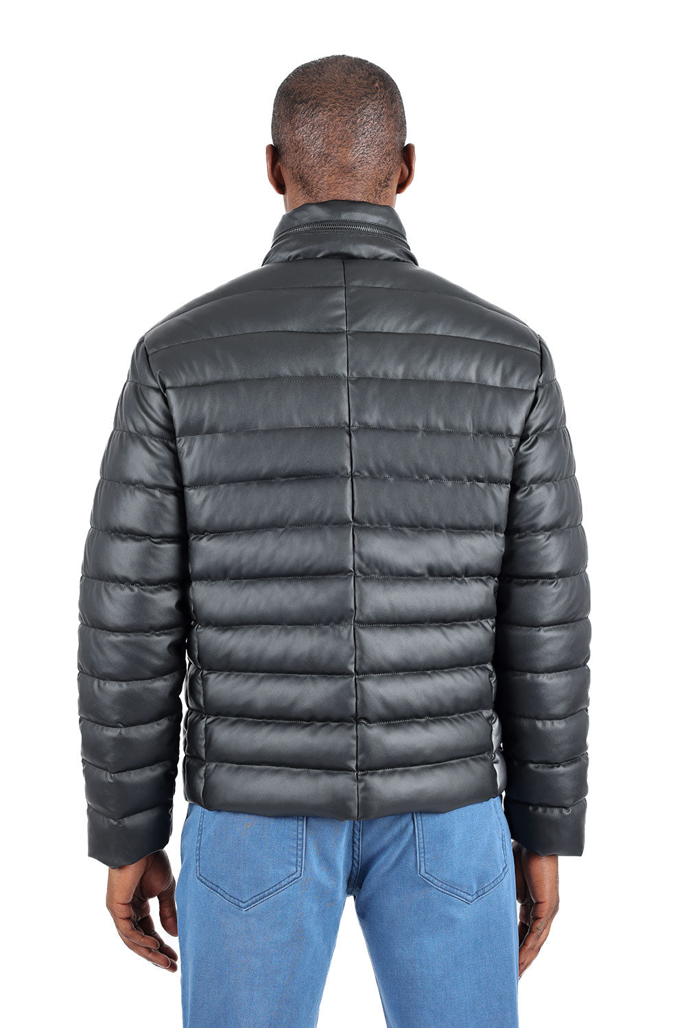 BARABAS Men's Lightweight Hooded Insulated Puffer Jacket 3JPU22 Black