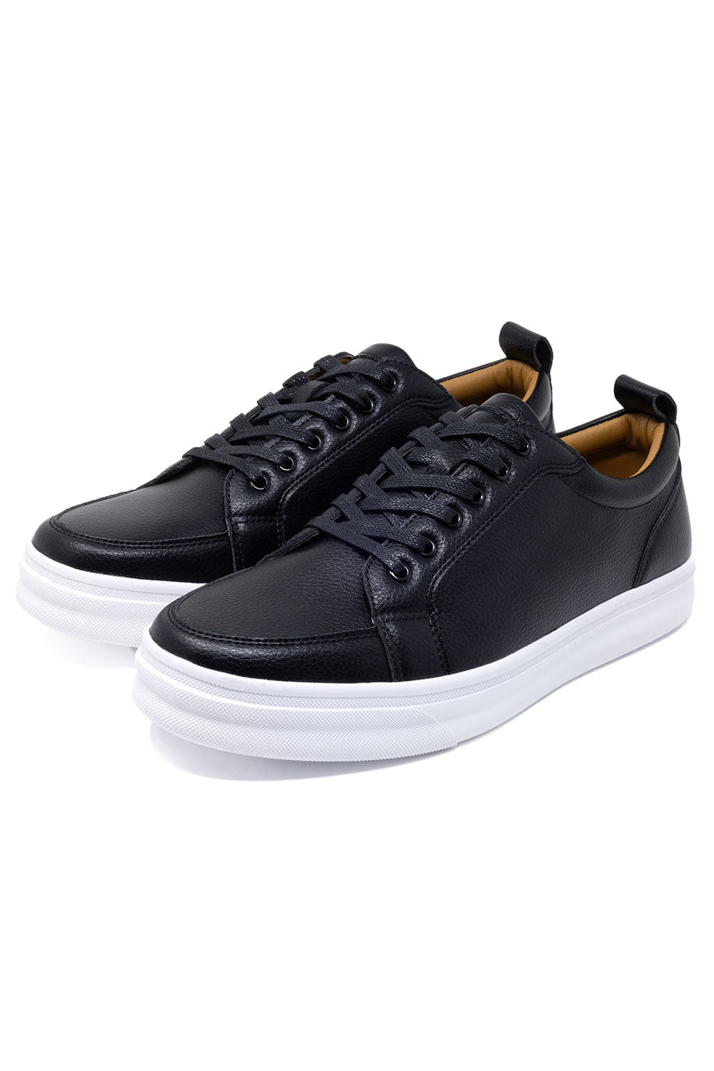 Barabas Men's premium low cut comfortable all-day sneakers 4SK05 Black