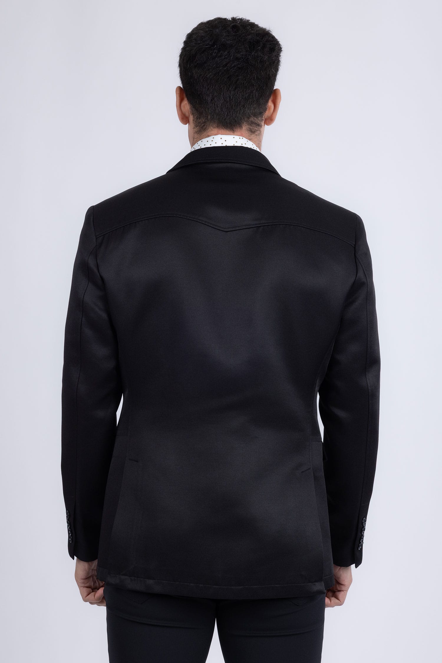 Barabas Men's Matte Notch Lapel Casual Blazer 5BL11 Black