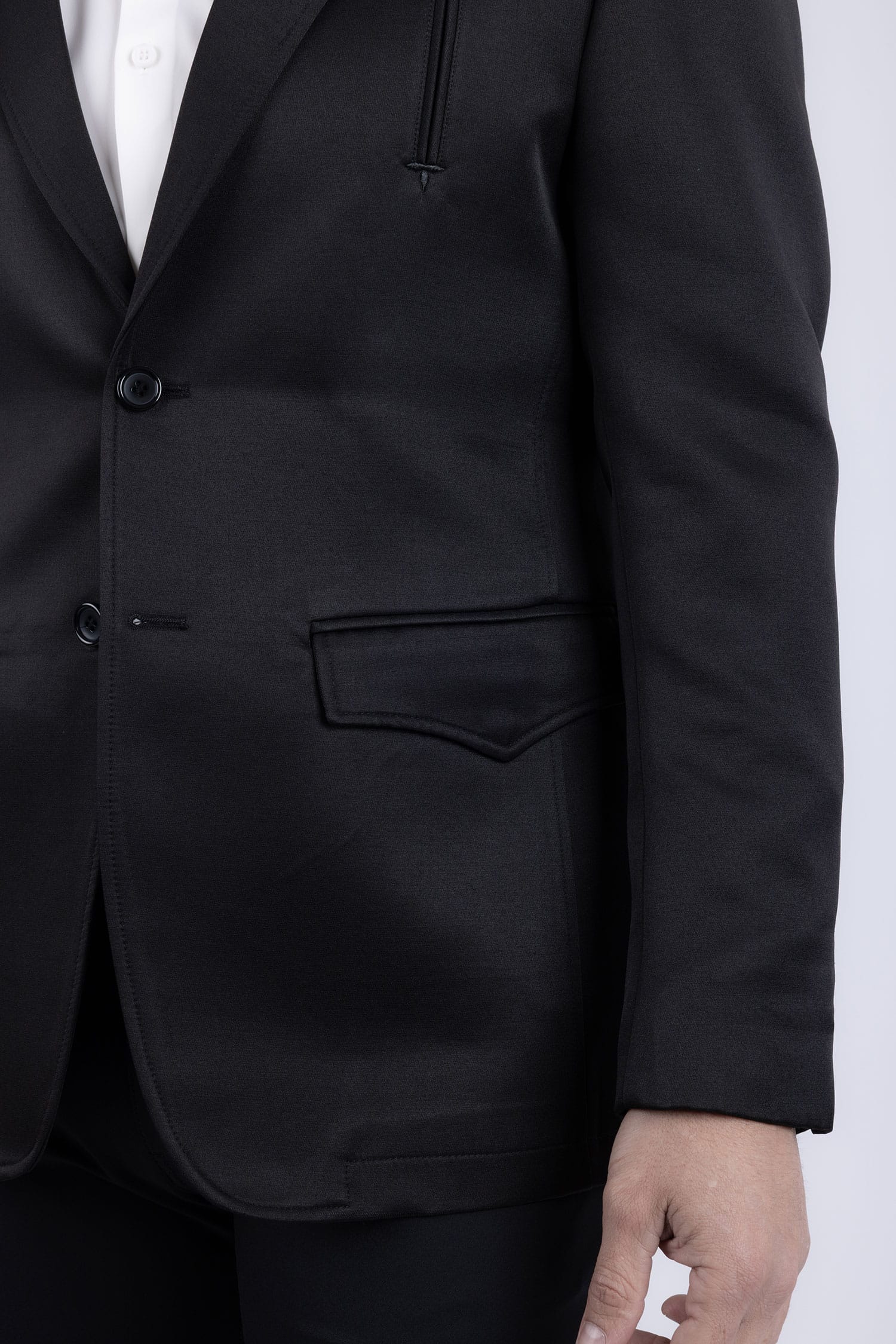Barabas Men's Matte Notch Lapel Casual Blazer 5BL11 Black