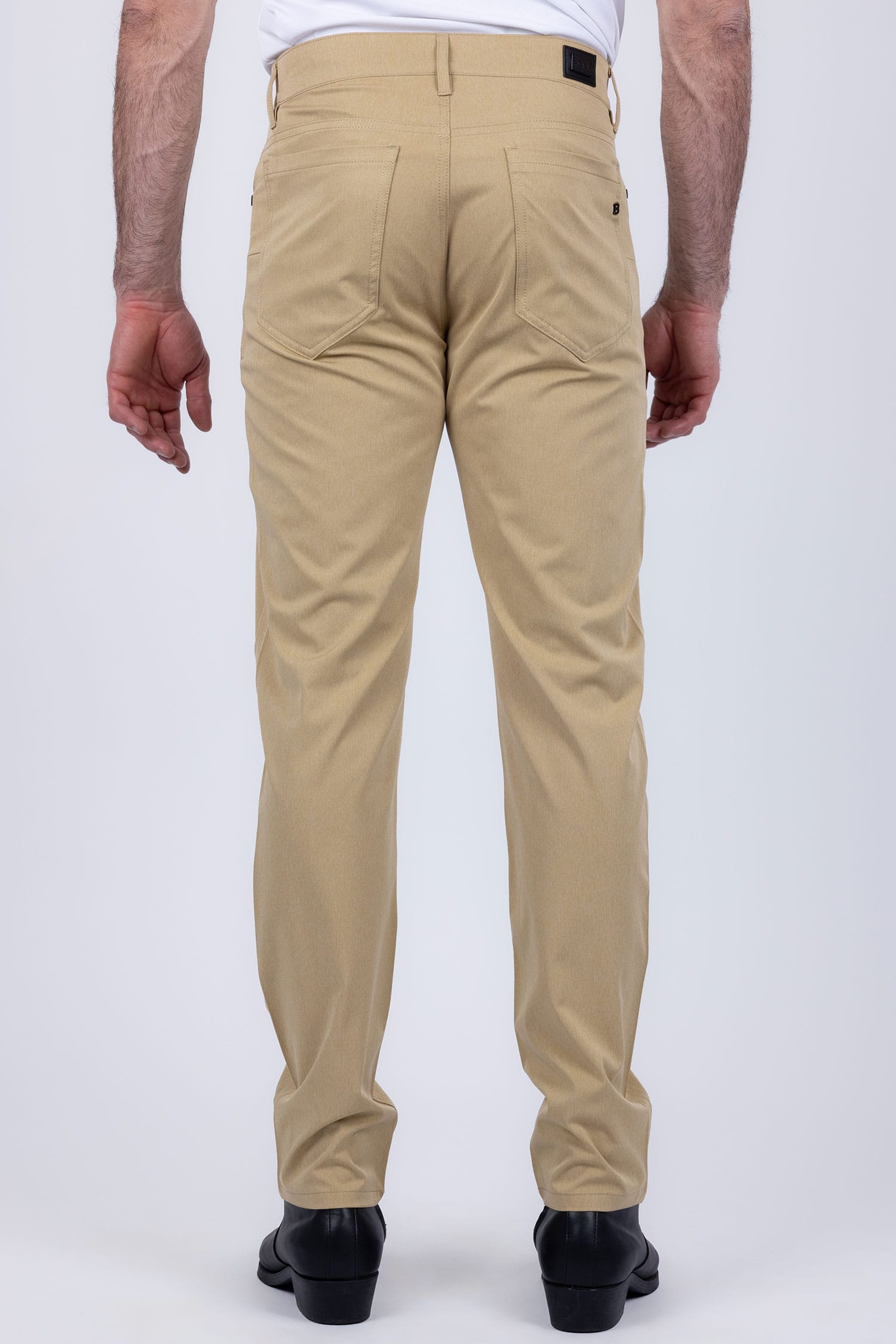 Barabas Men's Solid Color Casual Straight Leg Dress Pants 6SN03 Curry