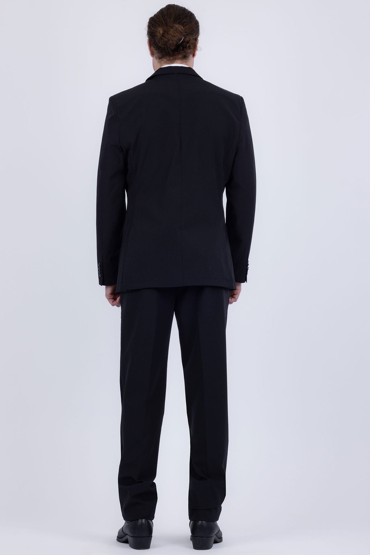 Barabas Men's Essential 2-Pieces 2-Button Notch Lapel Suit Set 6SU08 Black