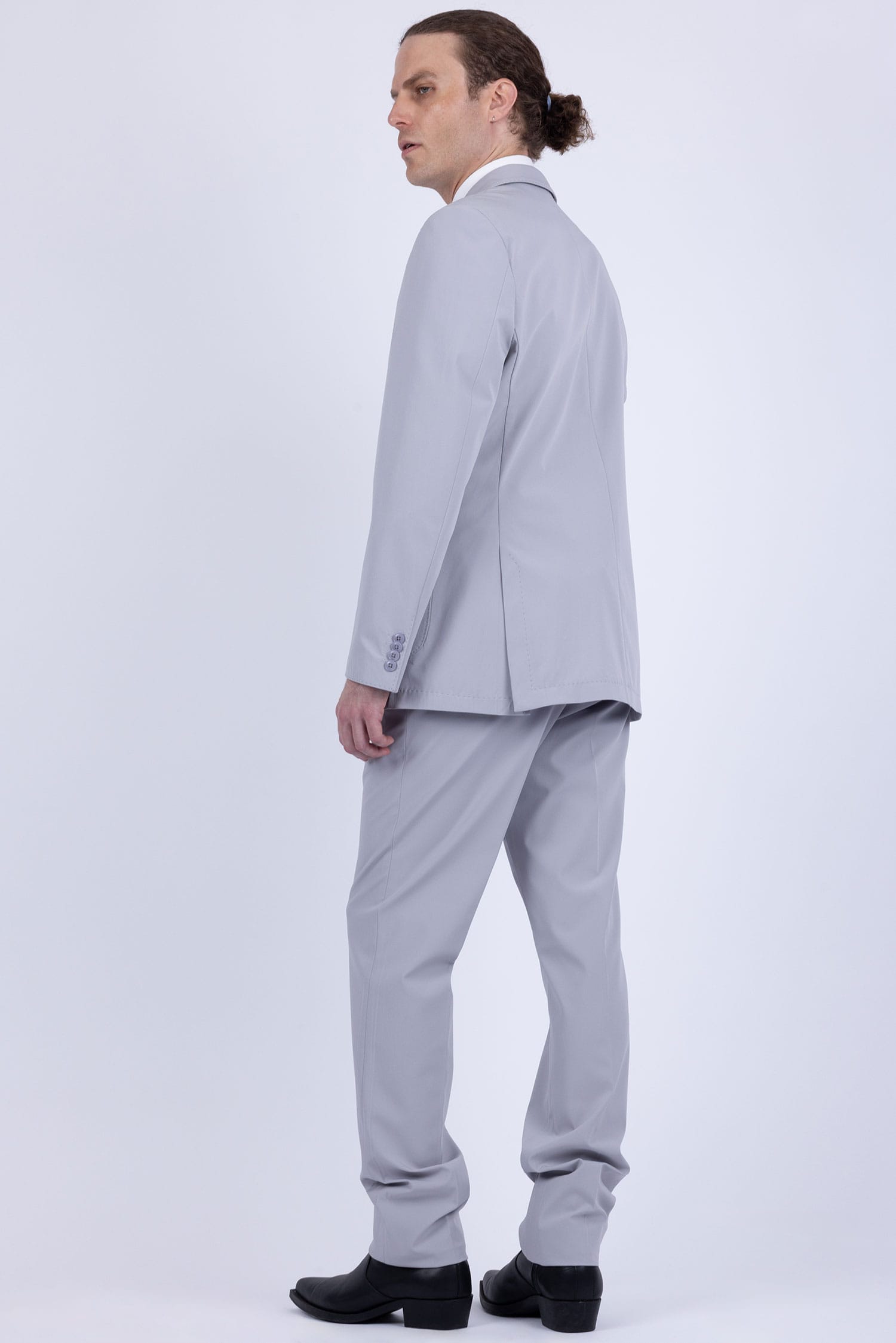 Barabas Men's Essential 2-Pieces 2-Button Notch Lapel Suit Set 6SU08 Silver