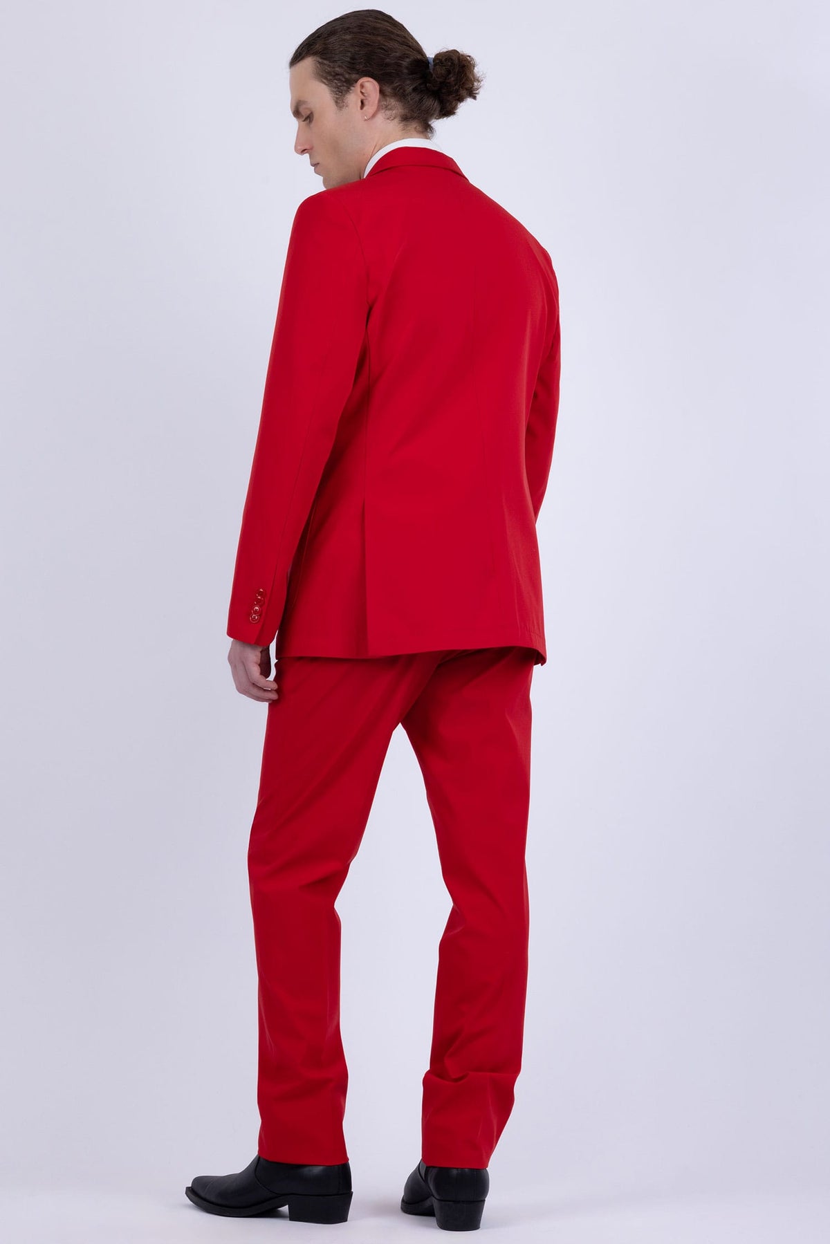 Barabas Men's Essential 2-Pieces 2-Button Notch Lapel Suit Set 6SU08 Red