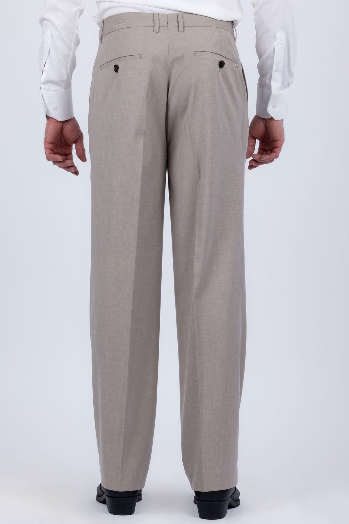 Barabas Men's Solid Color 2-Pieces Set Peak Lapel Suit 6SU10 Beige