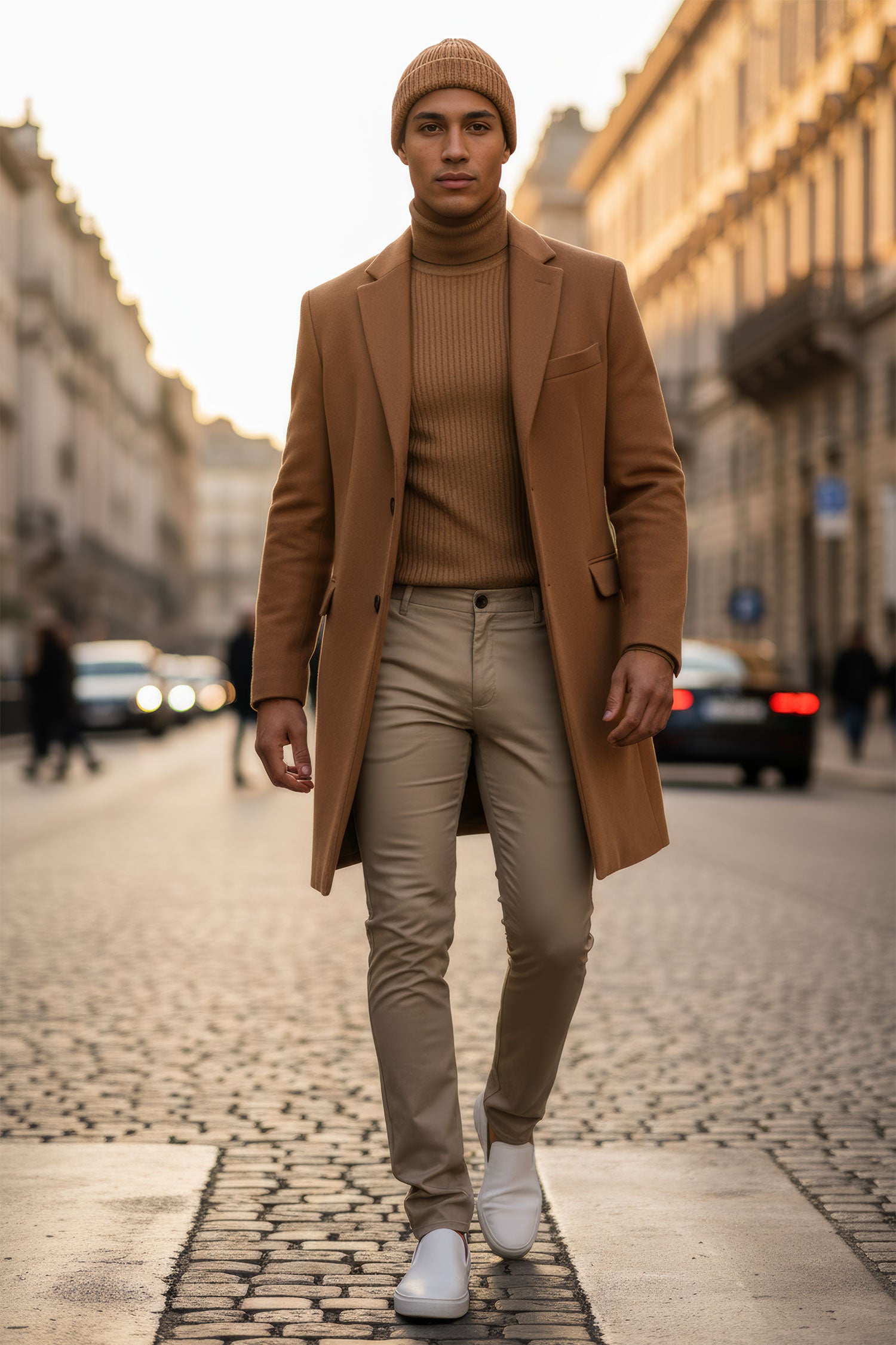 BARABAS Men's Solid Basic Color Casual Dress Pants B2062 Sand