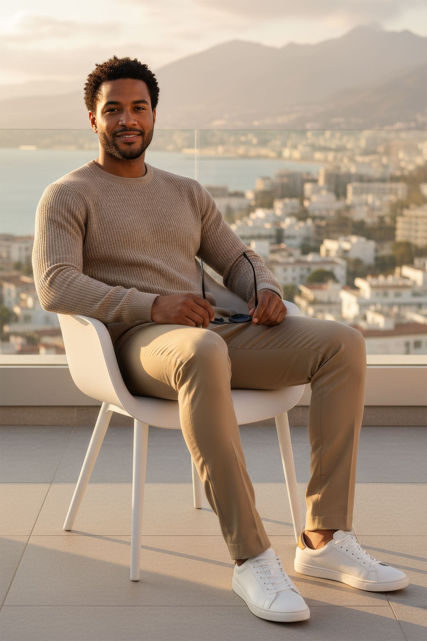 Barabas Men's Solid Color Essential Chino Dress Stretch Pants CP4007 Khaki