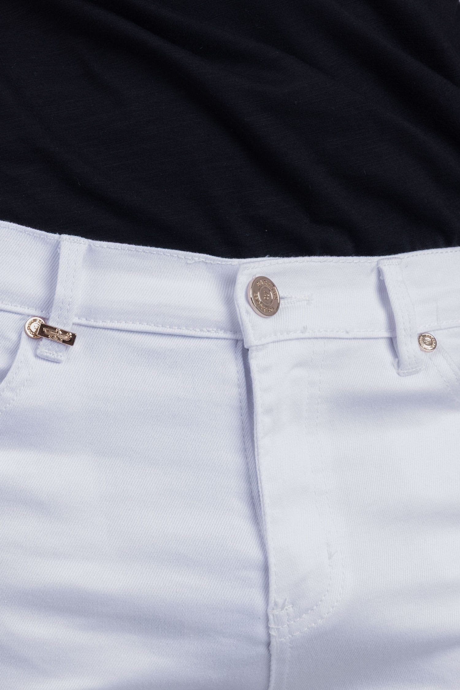 Barabas Men's Skinny Snow White Denim Jeans DP3650