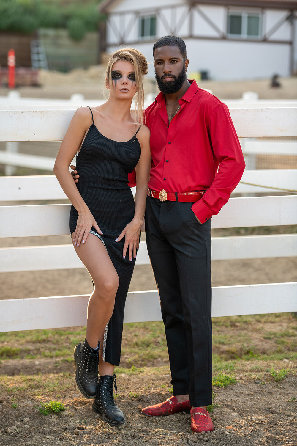 BARABAS Men's Solid Basic Palin Premium Button Down Dress Shirts 2DPS01 black