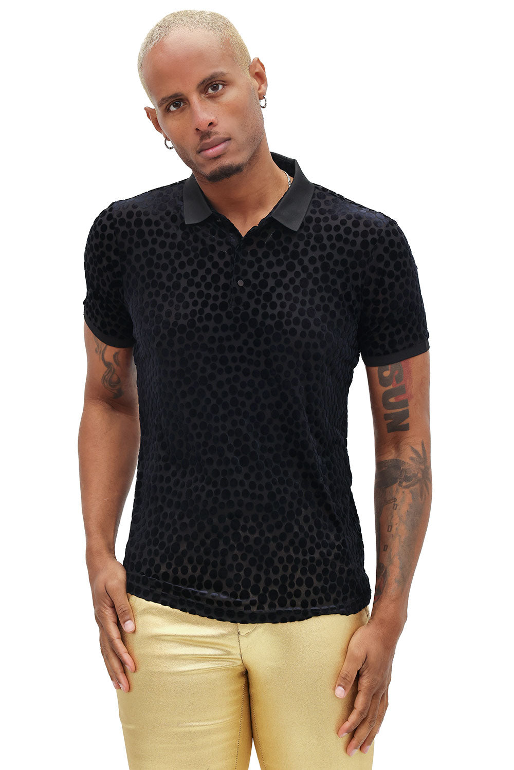 Louis Vuitton® Monogram Short-sleeved Chambray Shirt Black. Size 5XL in  2023