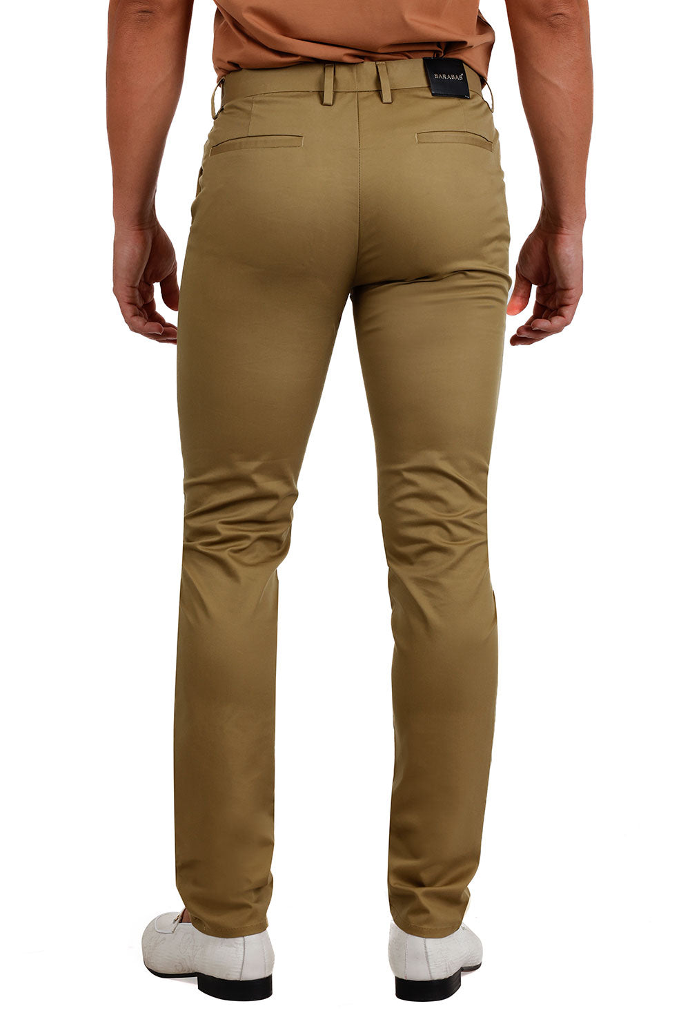 BARABAS Men's Solid Basic Color Casual Dress Pants B2062 Camel
