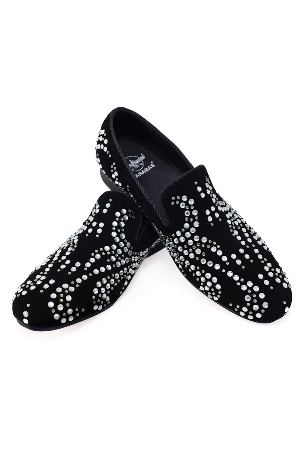 Barabas Men's Rivet Studded Pattern Luxury Slip On Dress Shoes SH4003