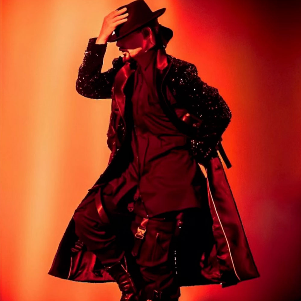 Kevin Richardson Backstreet Boys Wear Barabas Tovira Coat at Las Vegas Sphere