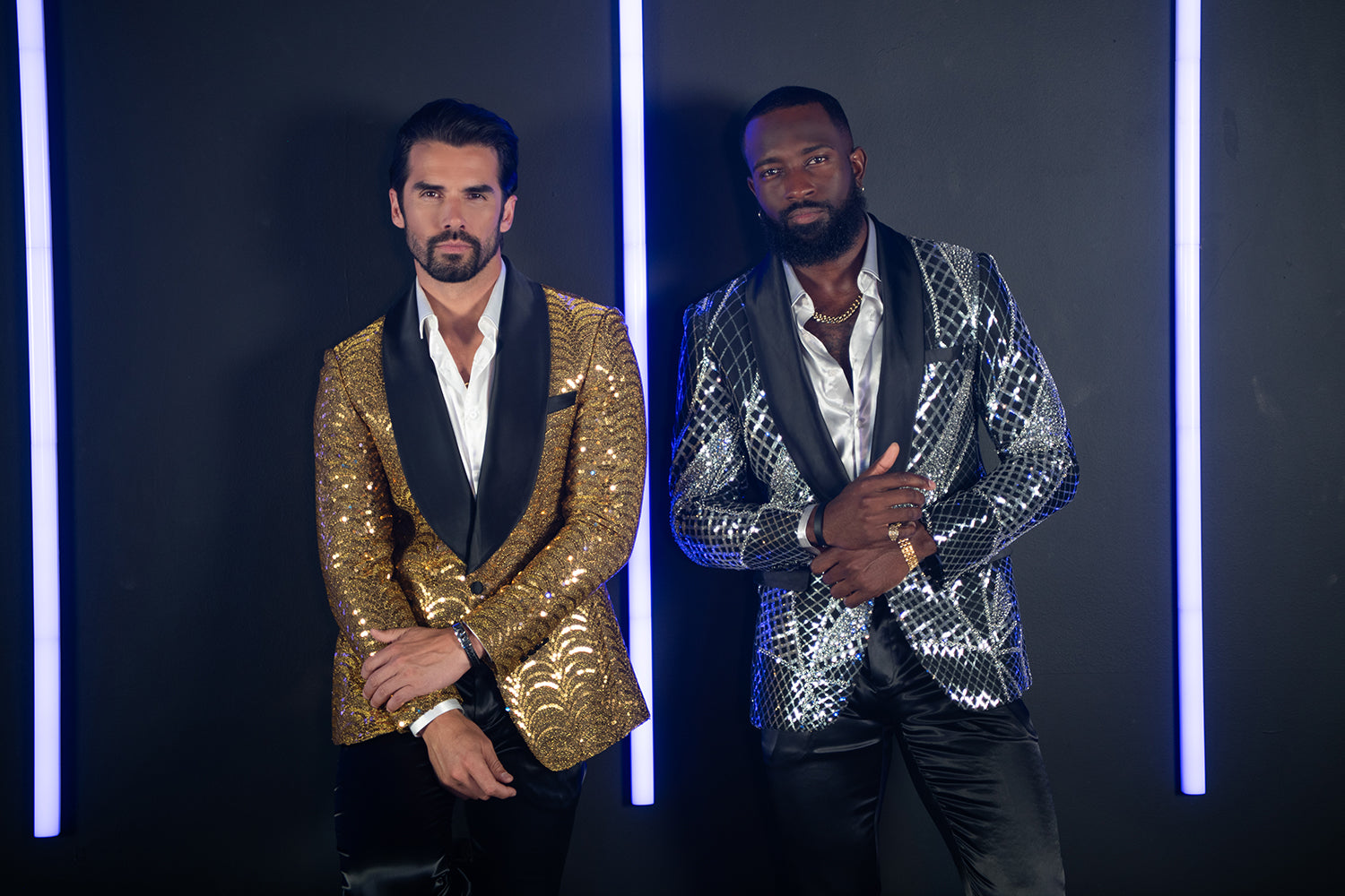 Shimmer and Shine: Men's Rhinestone Blazer Trends