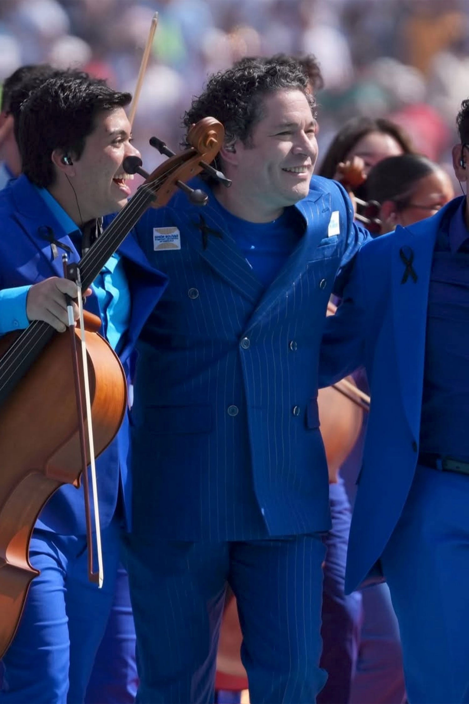 Barabas Men Palma Pinstripe Suit for performers and conductors at FIFA World Cup 2026
