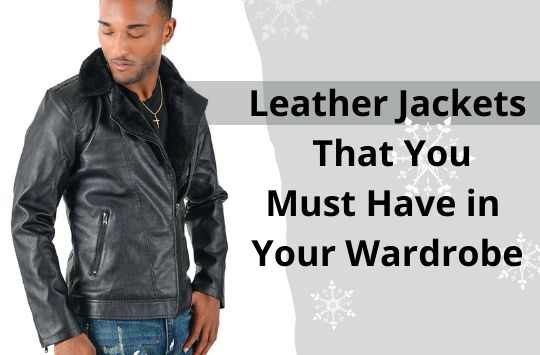 Most common but essential leather jackets for men