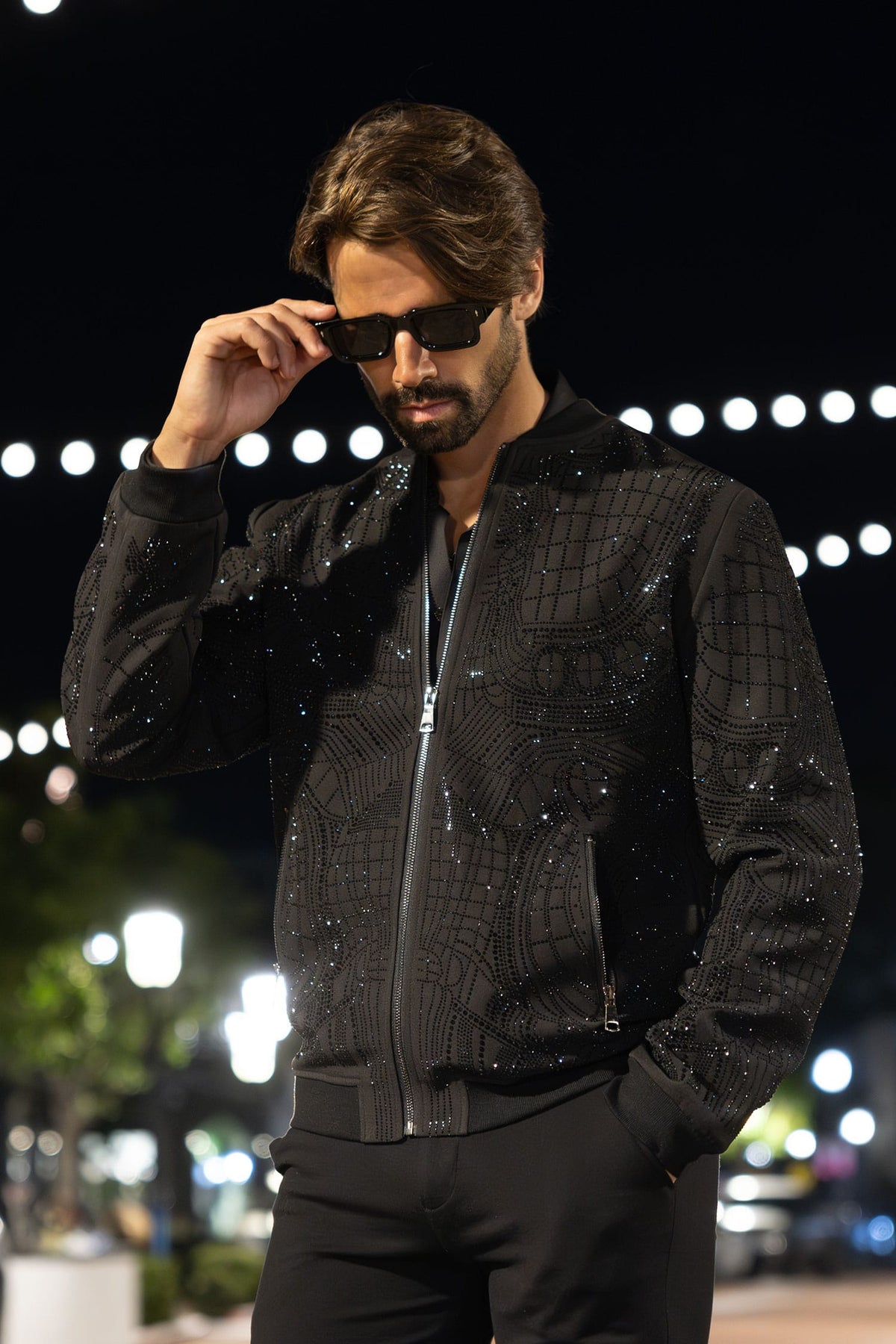 Jaggy Bomber Jacket