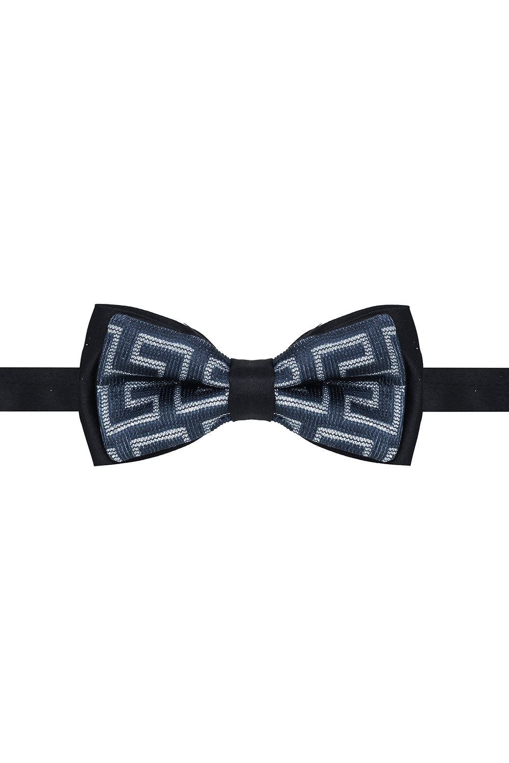 BARABAS Men Greek key Pattern Baroque Luxury Bow Tie 2BW3098