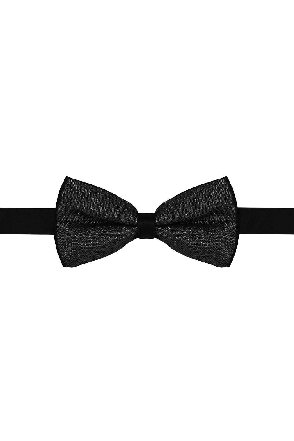 Barabas Men's Textured Material Bow Tie 2BW3105 Black