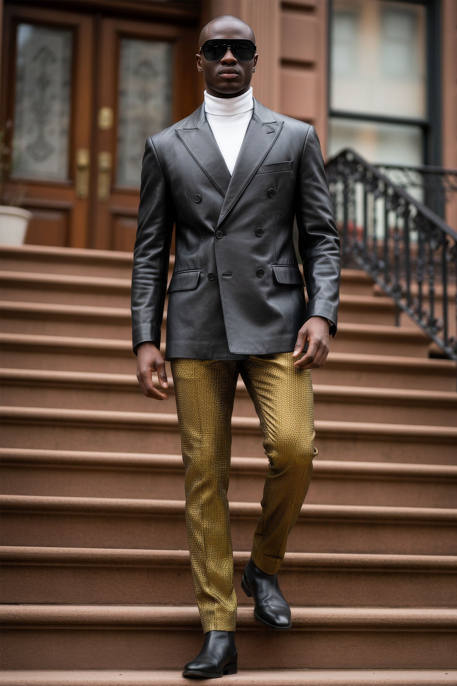 Barabas Men's Solid Vibrant Color Luxury Chino Pants 2cp3105 Gold