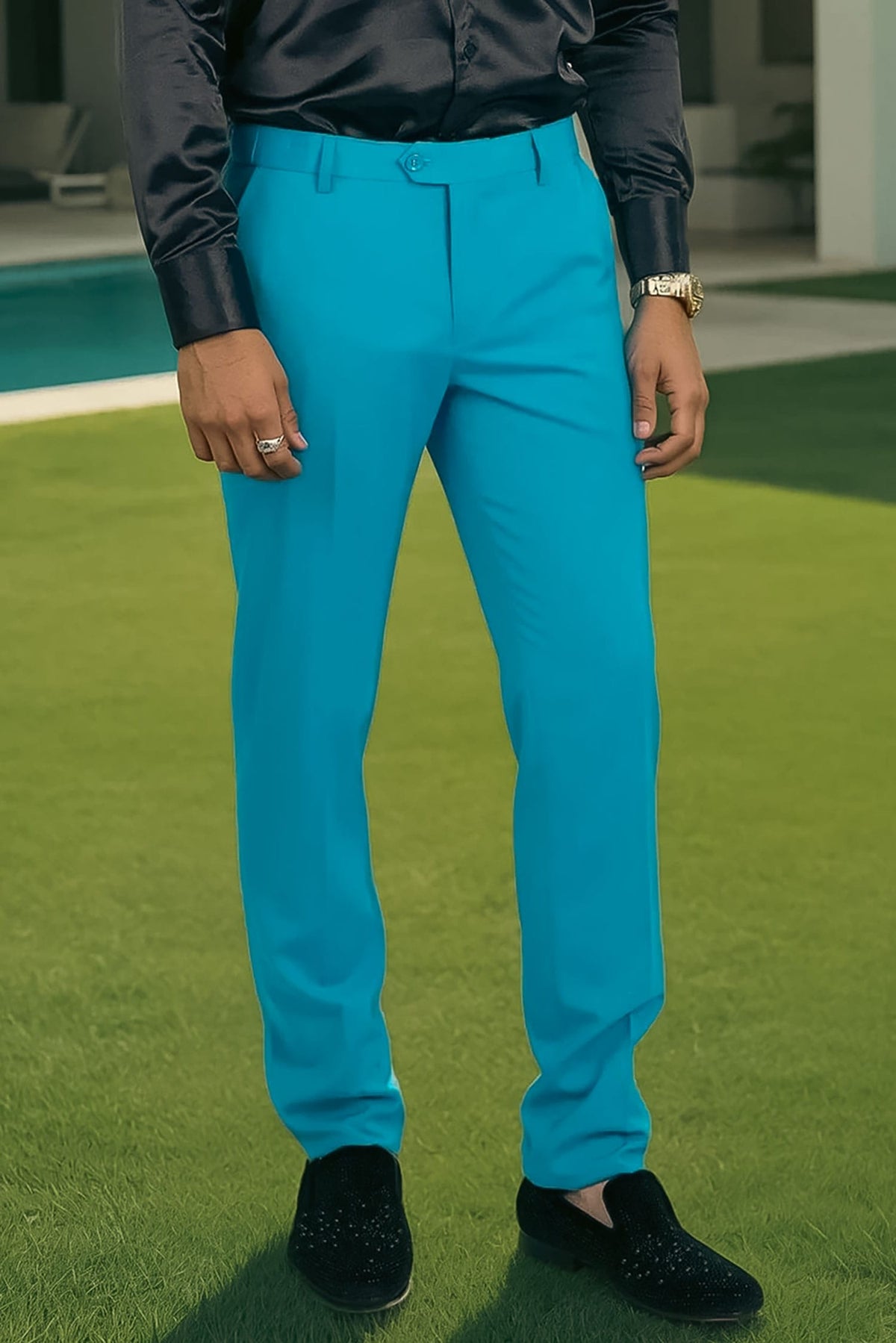 Splendor Cast Matte Solid Pants