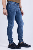 Barabas Men's Light Blue Washed Premium Denim Jeans 2JE08SL
