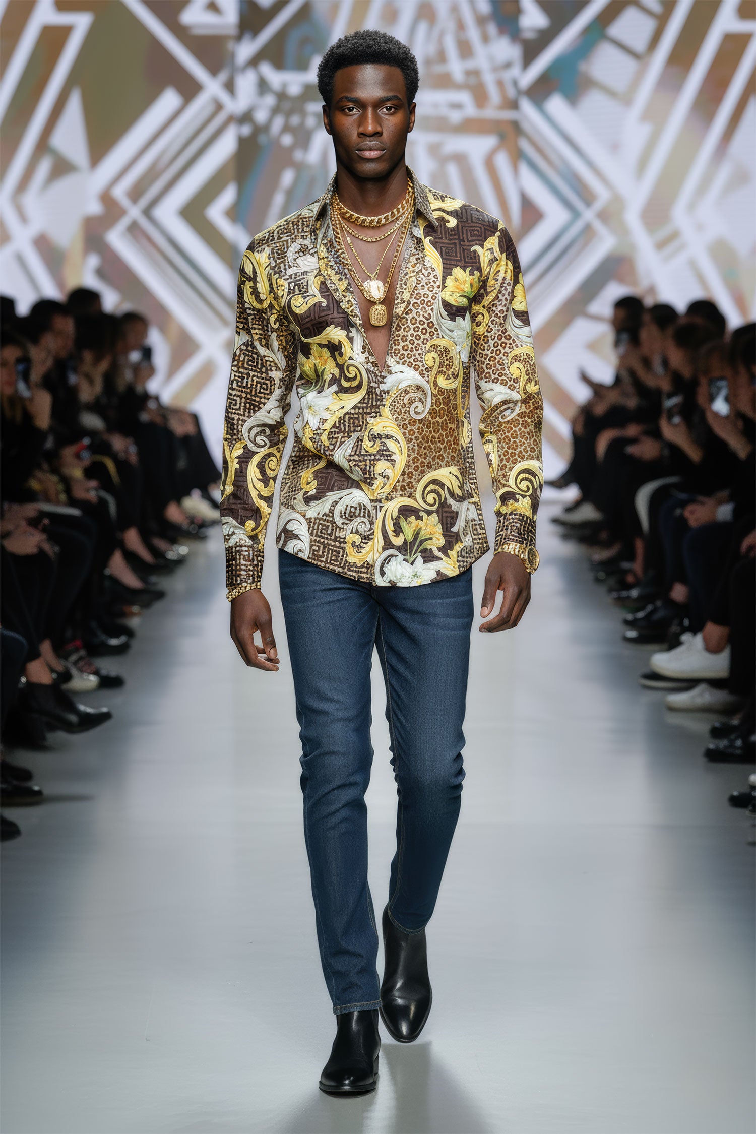 Just Baroque Long Sleeve Shirt