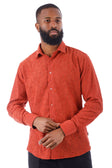 BARABAS Men's Lace See Through Stretch Sheer Long Sleeve Shirts 3B25 #Color_Astro Dust