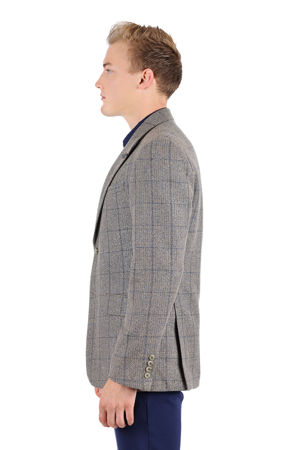 BARABAS Men's Wool Blend Tweed Design Sport Coat Blazer 3BL09 Tan
