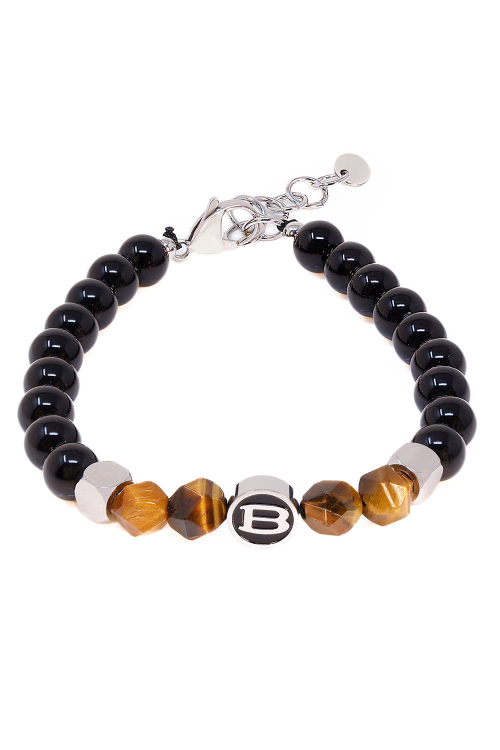 Barabas Unisex Obsidian Tiger Eye Good Luck Prosperity Bracelets 4BB01