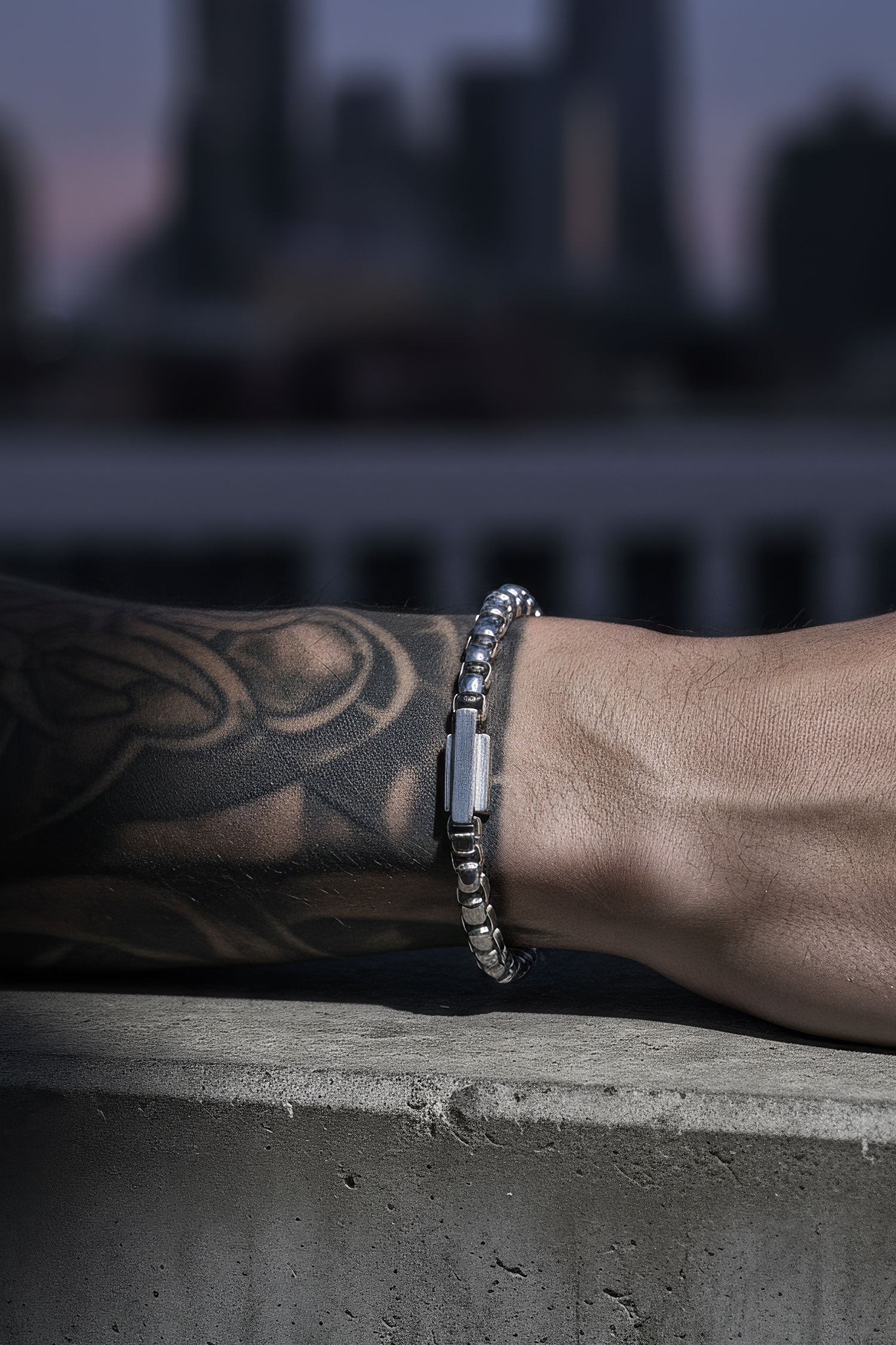 Barabas Unisex Stainless Steel Adjustable Bangle Bracelets 4BMS17 Silver