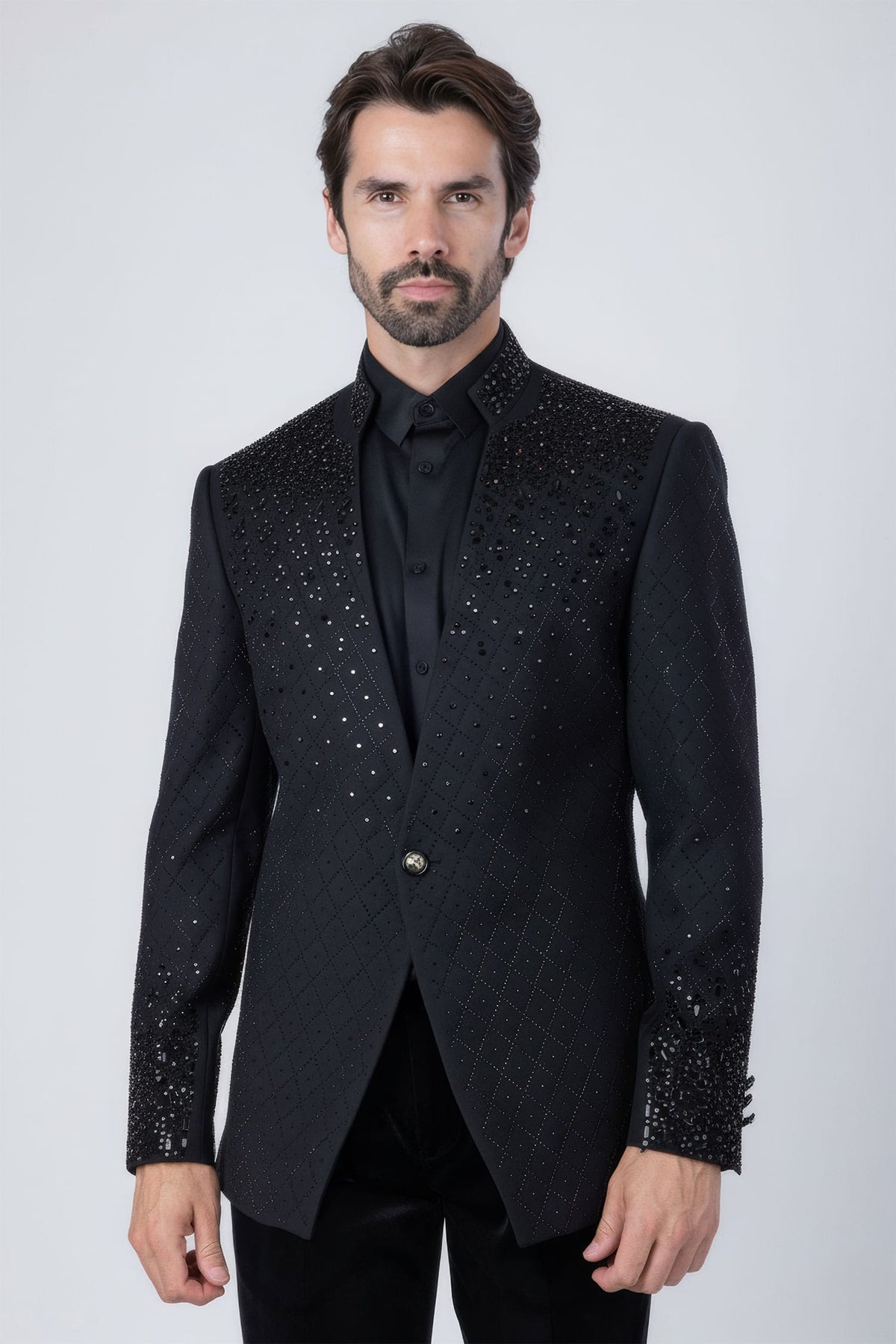 Trivon Rhinestone Blazer