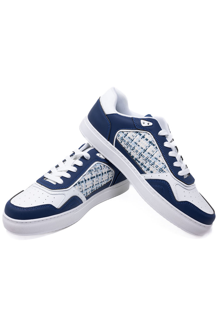 Barabas Men's Premium Walking Running Sneakers Low Cut 4SK02 Blue