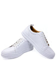 Barabas Men's premium low cut comfortable all-day sneakers 4SK05 #Color_White