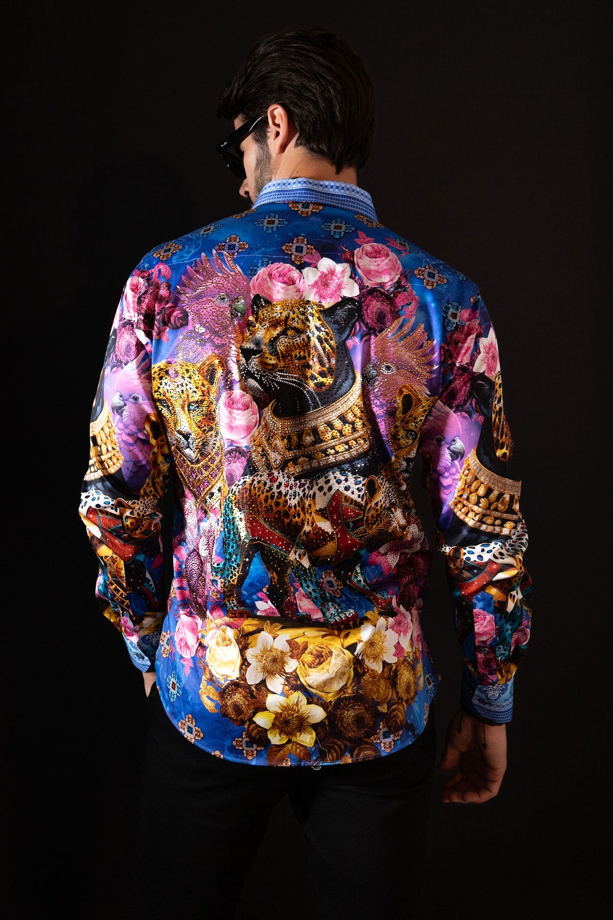Glowgaiter Rhinestone Long Sleeve Shirt