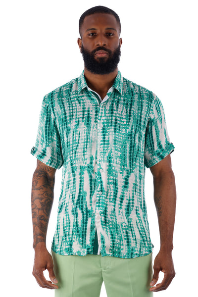 Shop Stylish Men's Short Sleeve Shirts Now | Barabas Men – BARABAS®