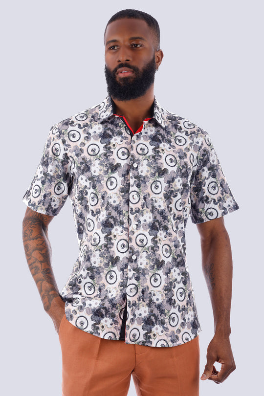 Shop Stylish Men's Short Sleeve Shirts Now | Barabas Men – BARABAS®