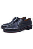 Barabas Men's Textured Leather Lace-up Loafer Dress Shoes 5SH07 #Color_Black