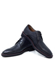 Barabas Men's Textured Leather Lace-up Loafer Dress Shoes 5SH07 #Color_Black