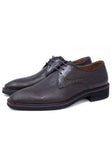 Barabas Men's Textured Leather Lace-up Loafer Dress Shoes 5SH07 #Color_Brown