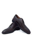 Barabas Men's Textured Leather Lace-up Loafer Dress Shoes 5SH07 #Color_Brown