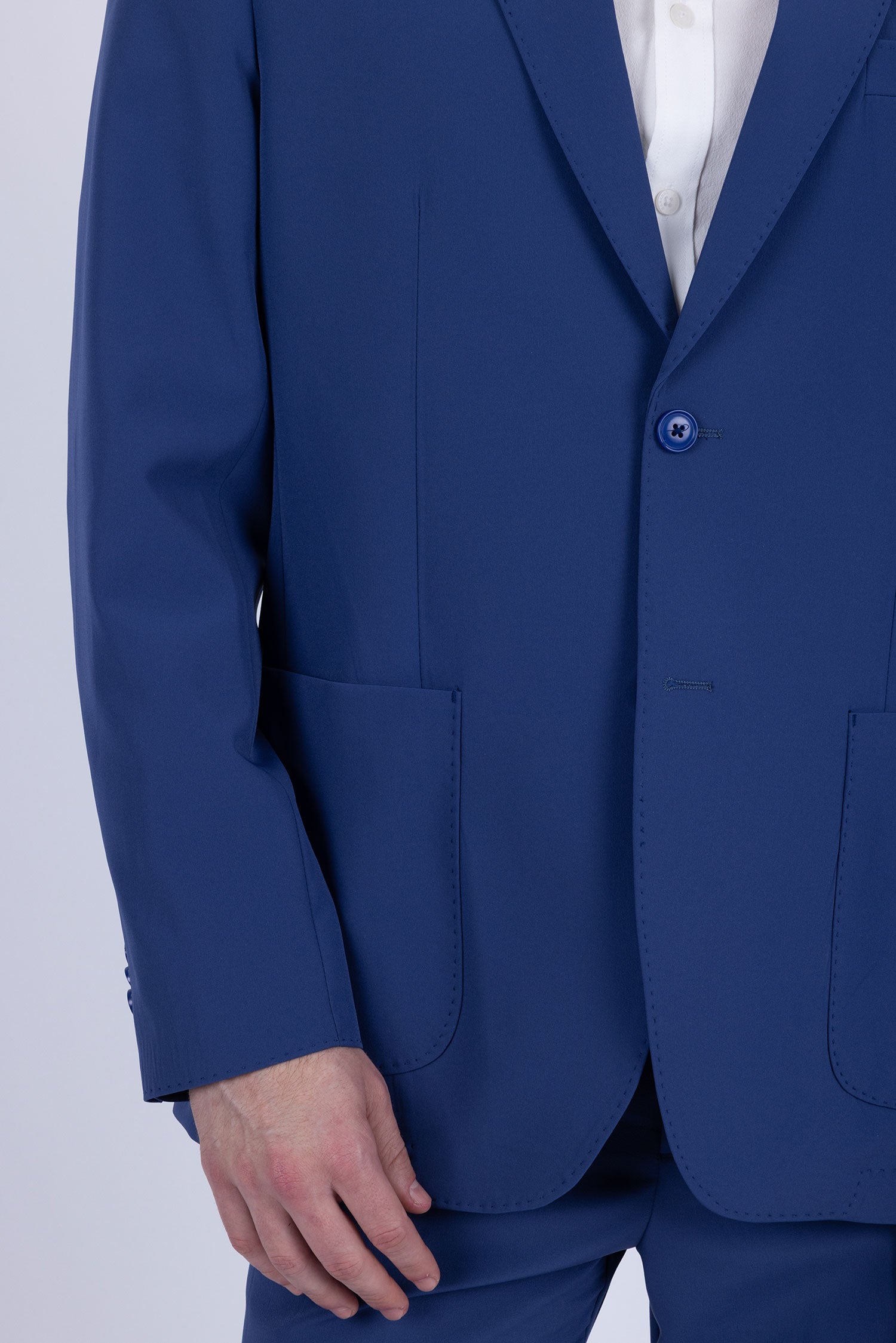 Barabas Men's Essential 2-Pieces 2-Button Notch Lapel Suit Set 6SU08 Blue