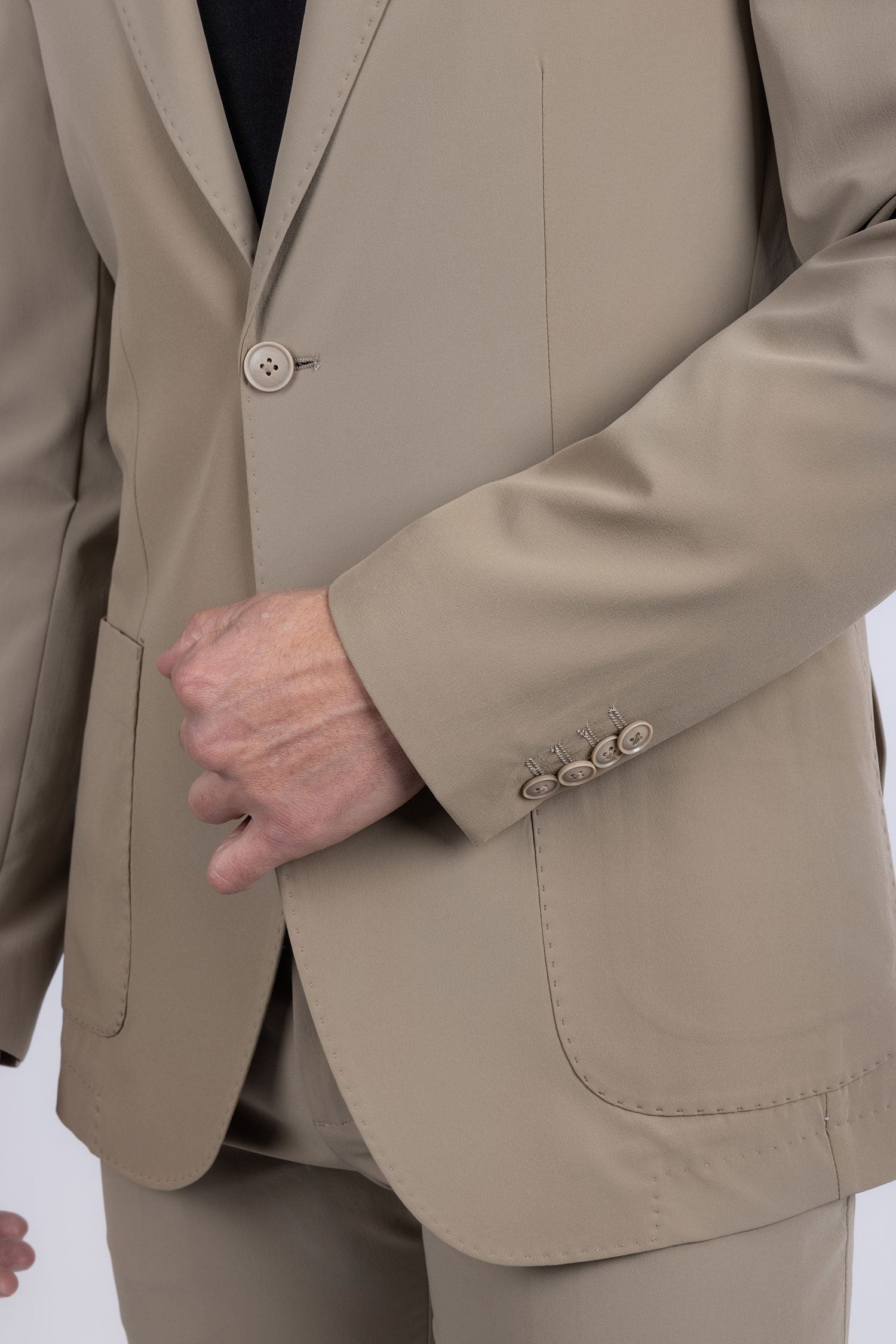 Barabas Men's Essential 2-Pieces 2-Button Notch Lapel Suit Set 6SU08 Tan