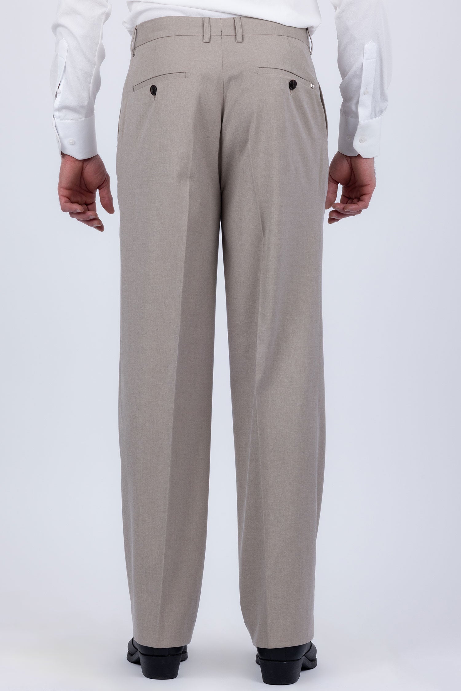 Barabas Men's Solid Color  2-Pieces Set Peak Lapel Suit 6SU10 Beige