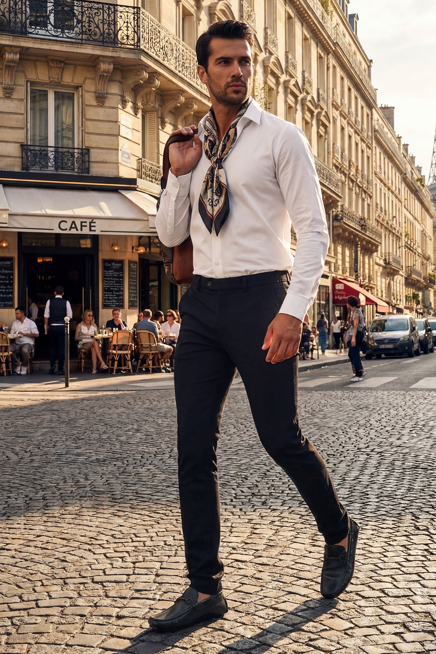 Barabas Men's Solid Color Essential Chino Dress Stretch Pants CP4007 Black